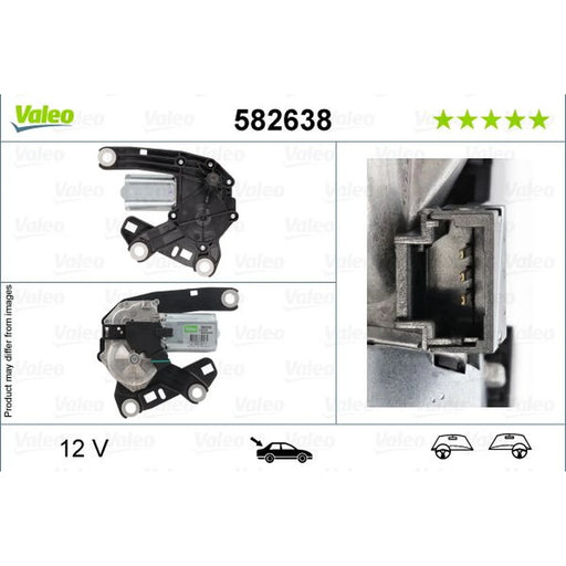Valeo Front/Rear Wiper Motor Left Rear 582638