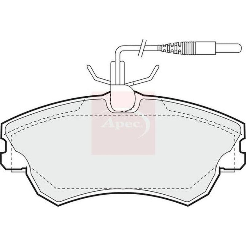 Apec Front Brake Pad Set PAD975