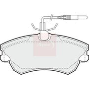 Apec Front Brake Pad Set PAD975
