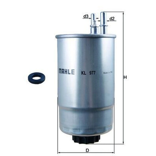 Mahle Fuel Filter Element KL 977D