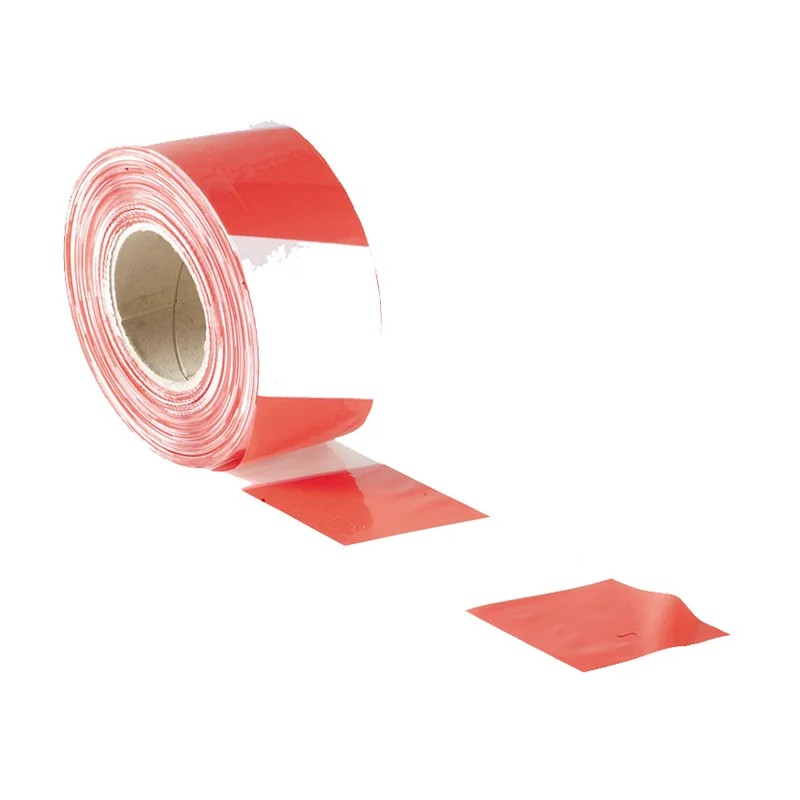 Faithfull Barrier Tape 70mm x 500m Red & White - FAITAPEBARRW