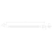 Juratek Brake Hydraulic Hose Line Rear Left JBH1404L