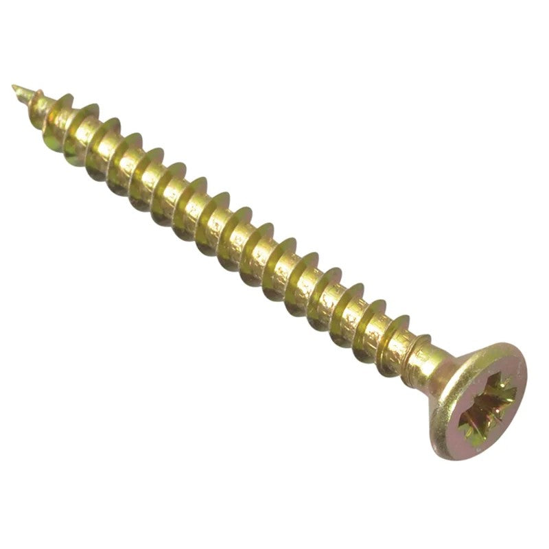 ForgeFix Multi-Purpose Pozi Compatible Screw CSK ST ZYP 4.0 x 40mm Tub 1200