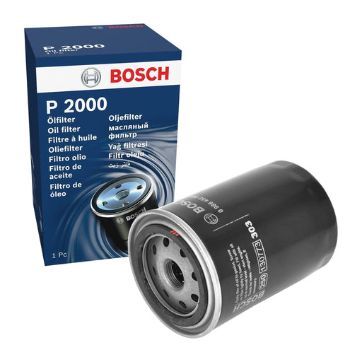 Genuine Bosch Car Oil Filter P2000 Fits Toyota Hilux - 1.8 - 88-97 0986452000 Bosch  - Town Parts