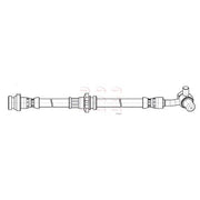 Apec Brake Hydraulic Hose Line Front Left HOS4436