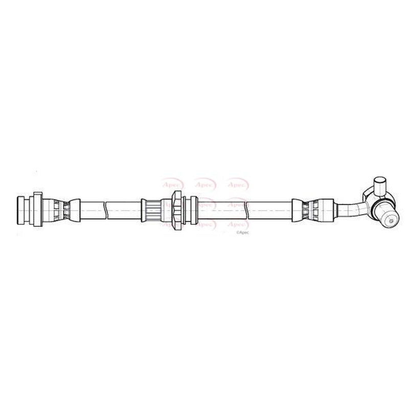 Apec Brake Hydraulic Hose Line Front Left HOS4436