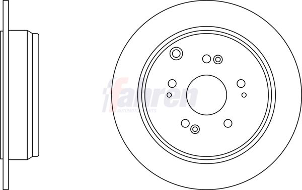Fahren Brake Disc Set Solid