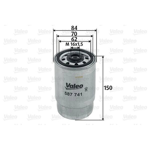Valeo Fuel Filter Element 587741