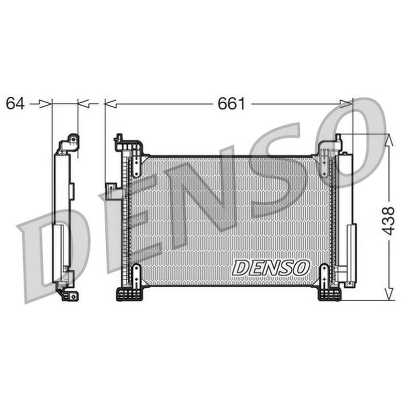 Denso Air Conditioning Condenser DCN09085