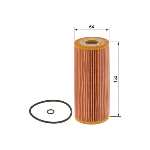 Genuine Bosch Car Oil Filter P9619 Fits Vw Passat Tdi - 1.9 - 00-05 1457429619 Bosch  - Town Parts