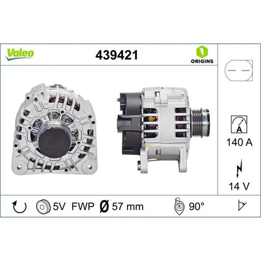 Valeo Car Alternator 12V 439421
