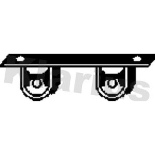 Klarius Exhaust System Mount Rubber 420417