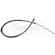Borg & Beck Handbrake Cable Left Rear BKB3738