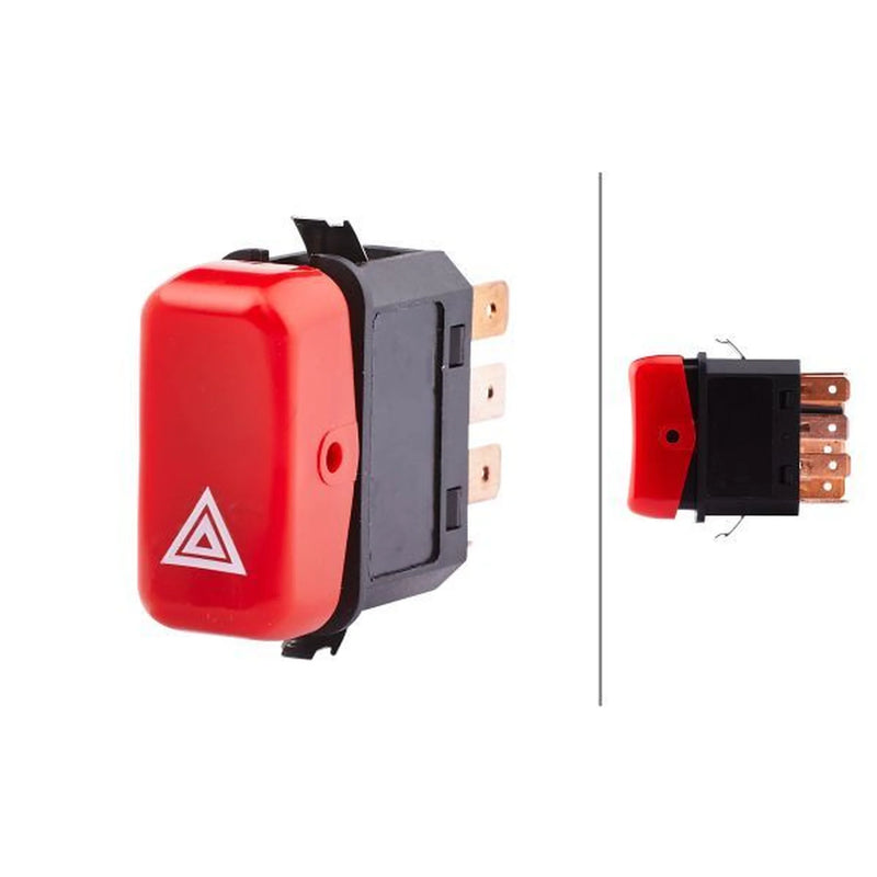 Hella Hazard Warning Light Switch 8 Connectors 6HH 004 175-021