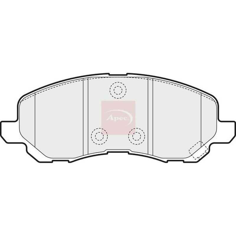Apec Front Brake Pad Set PAD1545