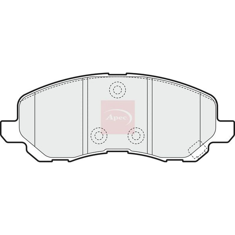 Apec Front Brake Pad Set PAD1545