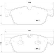 Brembo Front Brake Pad Set P50112