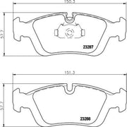 DON Front Brake Pad Set PCP1010