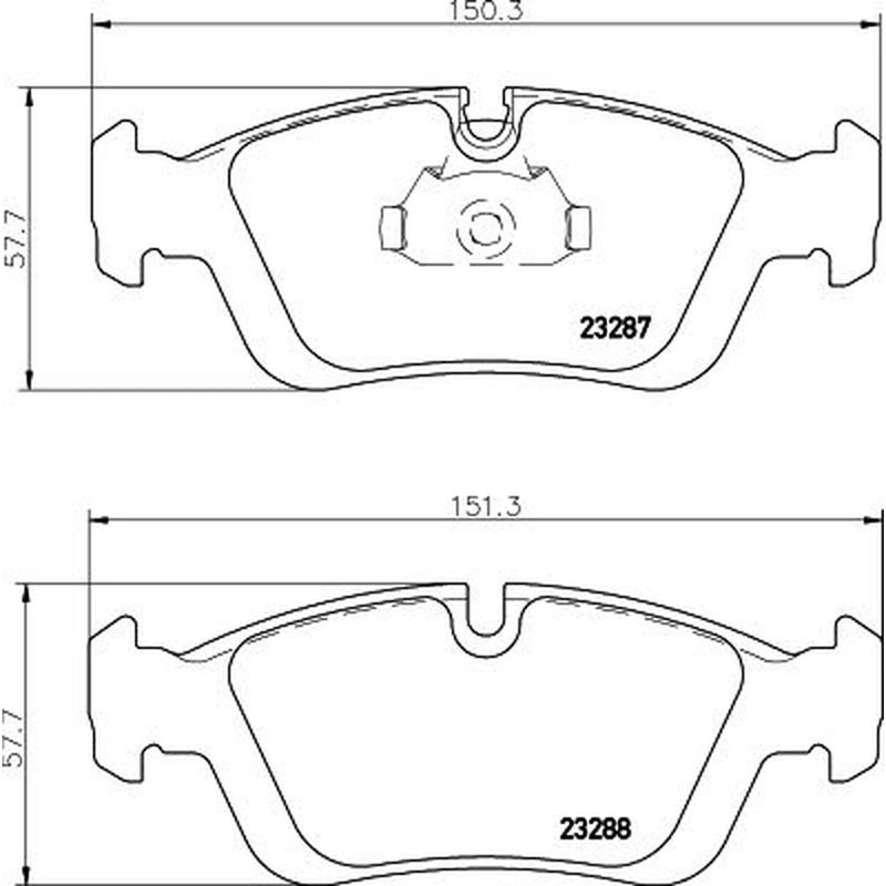DON Front Brake Pad Set PCP1010