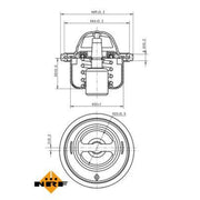 NRF Thermostat,Coolant 725076