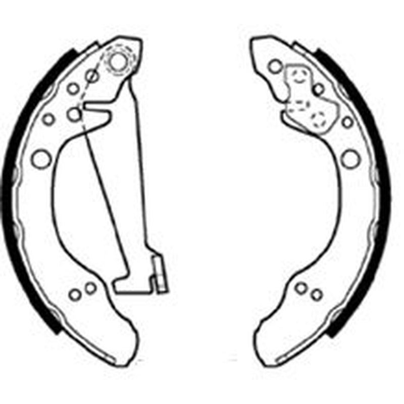 Abtex Brake Shoe Set Axle Kit ABS408