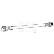Apec Brake Hydraulic Hose Line Rear HOS4236