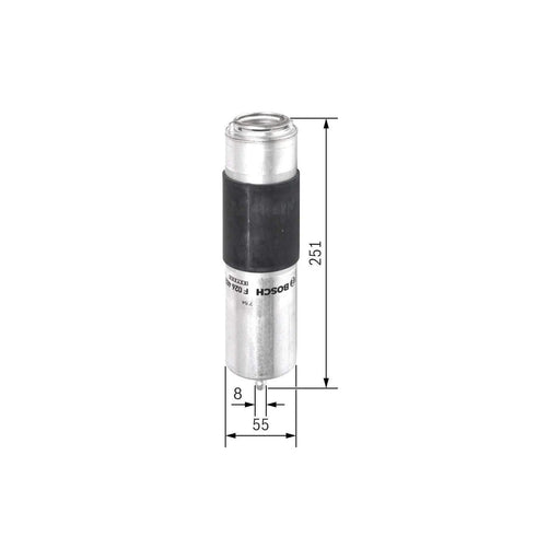 Bosch Car Fuel Filter N2863 Fits Mercedes-Benz C C200 Bluetec - 1.6 - 14-18 F026 Bosch  - Town Parts