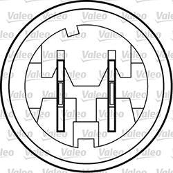 VALEO Window Regulator Front Right 2 Pins With Electric Motor For Renault Megane Valeo - Town Parts