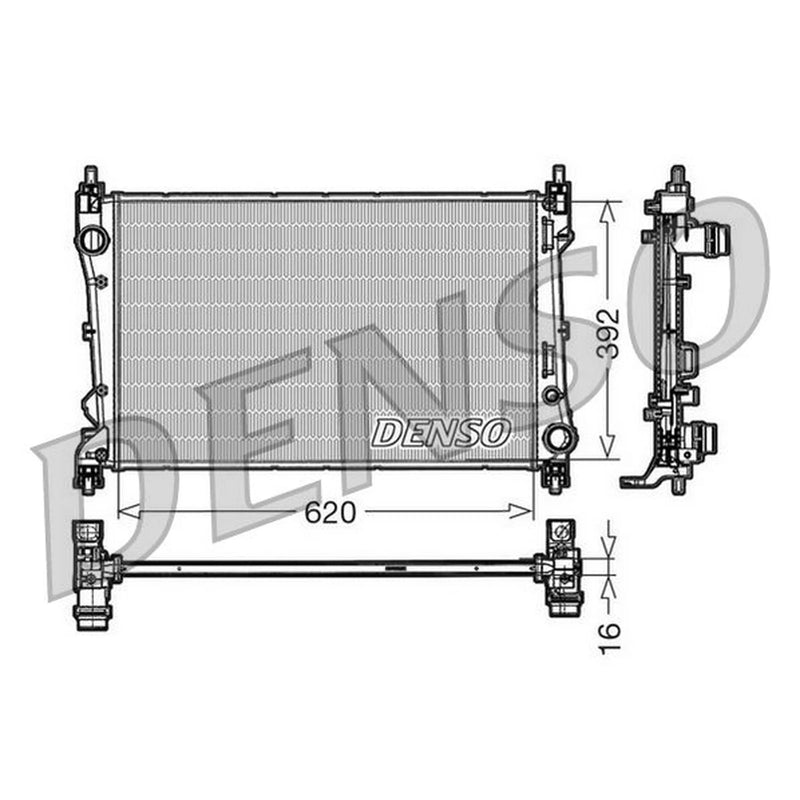 Denso Engine Radiator DRM09113