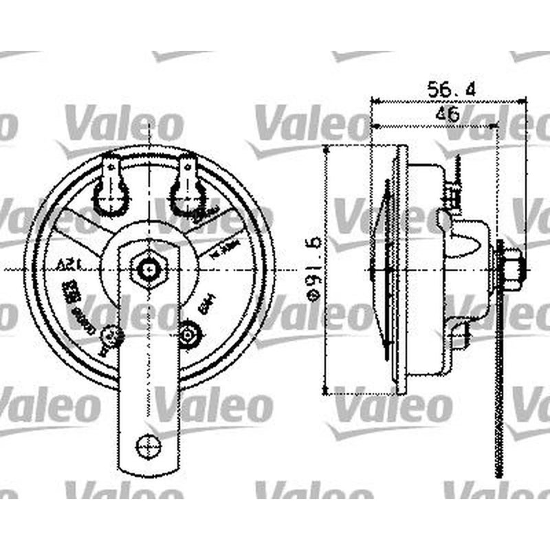 Valeo Car Horn Signal Unit 479165