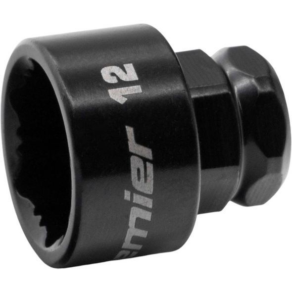Sealey 1/4"Dr Go-Through Lock-on Low Profile Socket 12mm