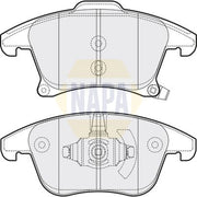 NAPA Front Brake Pad Set NBP1523