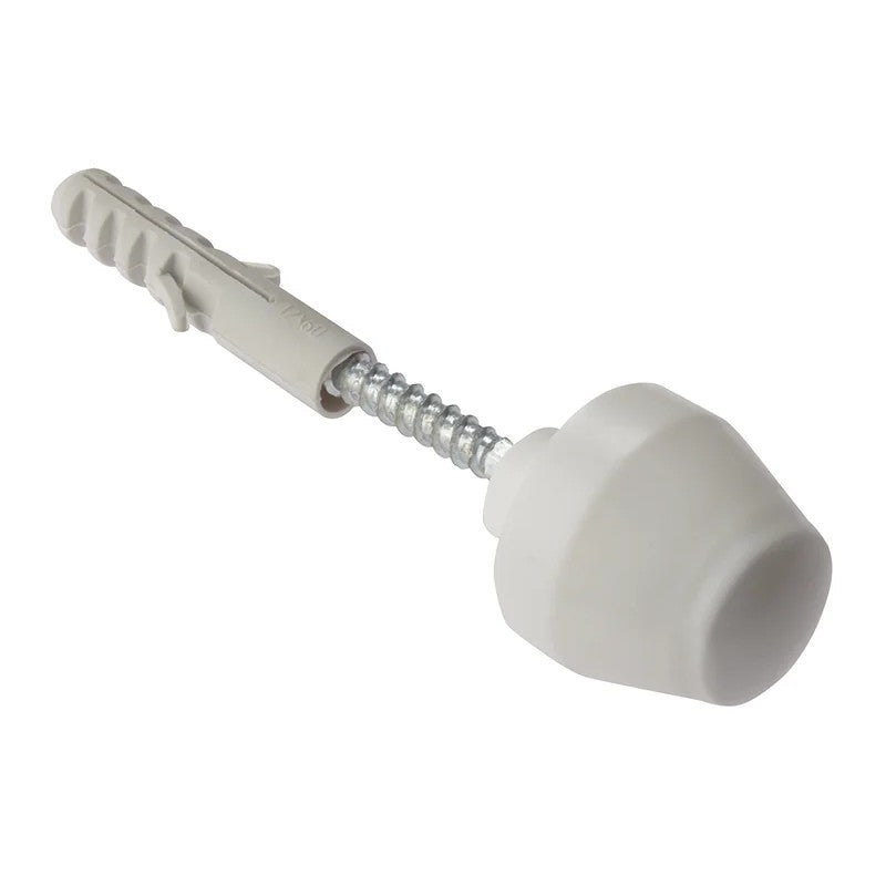 ForgeFix Sanitary Ware Fixing White Cap 1 Pair 100-140mm
