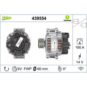 Valeo Car Alternator 12V 439554