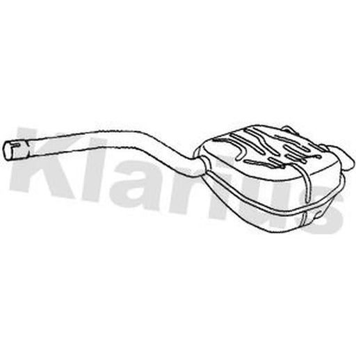 Klarius Box With Tail Pipe Rear FE1007J