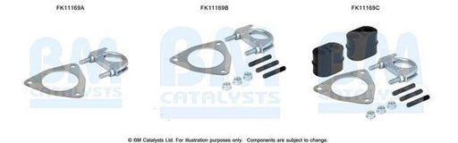 BM Catalysts FK11169A Soot/Particulate Filter Mounting Kit Fits Opel Vauxhall BM - Town Parts