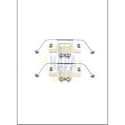 NAPA Brake Pad Accessory Fitting Kit Rear NFK1079