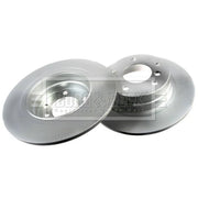 Borg & Beck 2 x Solid Rear Brake Discs BBD4466