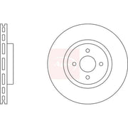 Apec 2 x Vented Front Brake Discs DSK2397