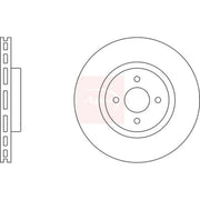 Apec 2 x Vented Front Brake Discs DSK2397
