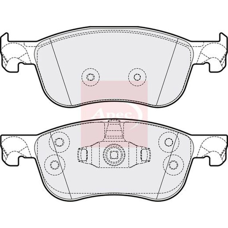Apec Front Brake Pad Set PAD2207