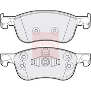 Apec Front Brake Pad Set PAD2207