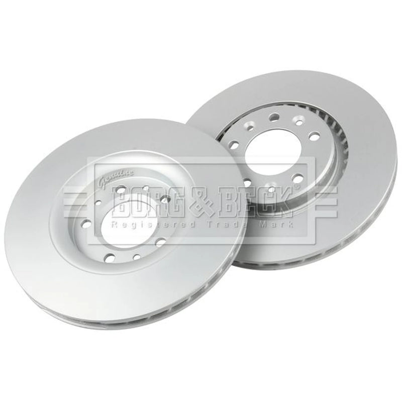 Borg & Beck 2 x Vented Rear Brake Discs BBD5469