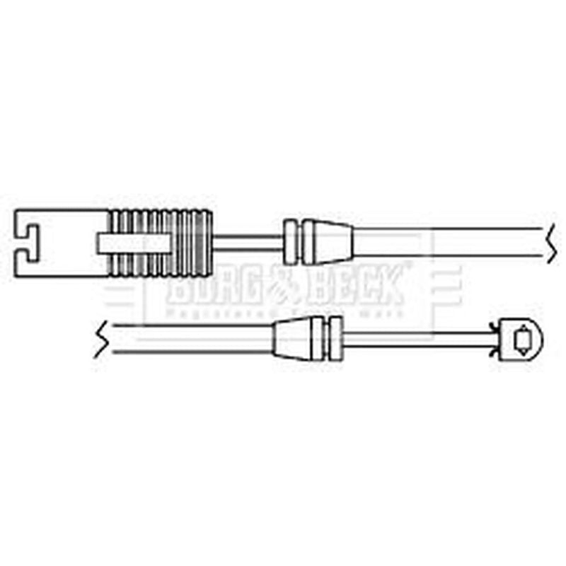 Borg & Beck Brake Pad Wear Sensor Front BWL3085