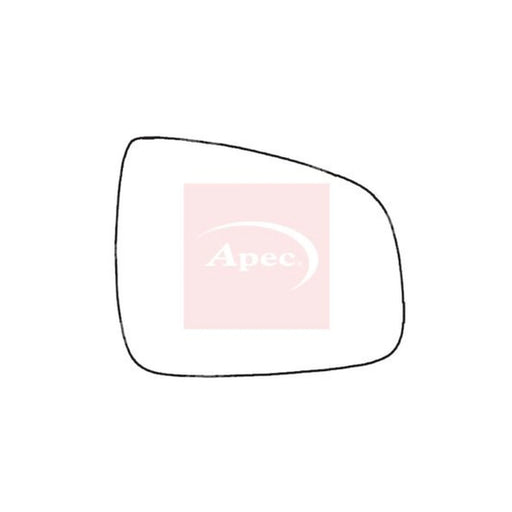 Apec Exterior Wing Mirror Glass Right AMS2094