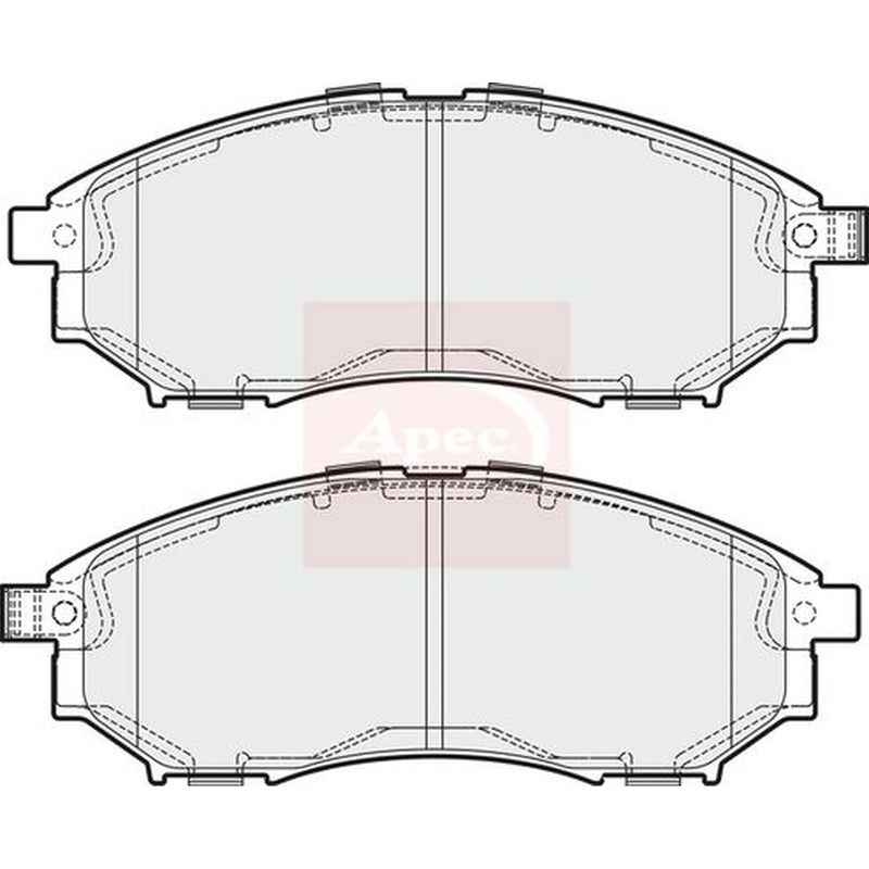Apec Front Brake Pad Set PAD1662