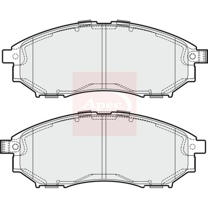 Apec Front Brake Pad Set PAD1662