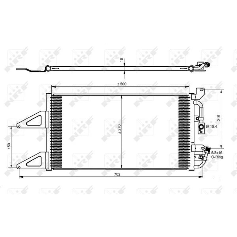 NRF Air Conditioning Condenser 35489