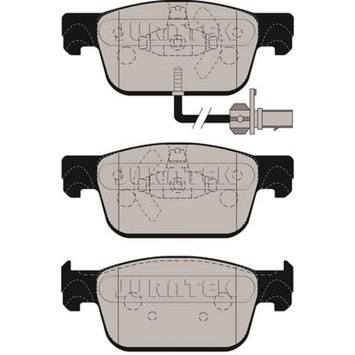 Juratek Front Brake Pad Set JCP8161