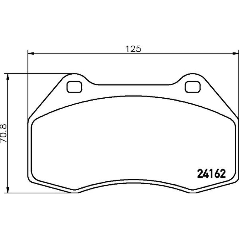DON Front Brake Pad Set PCP2099